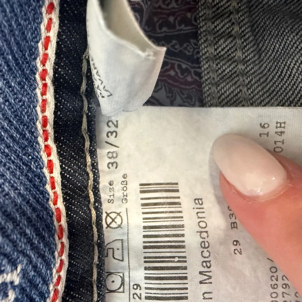 Hiltl Jeans Men 38 Blue Excellent Straight Leg Ultimate Trousers Denim